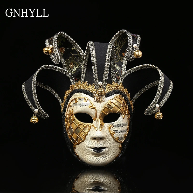 GNHYLL мода полное лицо мини маска для Венецианского маскарада Mardi Gras Хэллоуин/Свадебное настенное художественное украшение коллекция