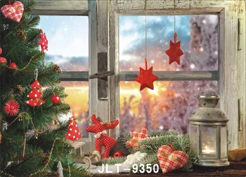 

Hot sale 7X5FT free shipping Thin vinyl photography backdrops computer Printing Christmas background for photo studio JLT-9350