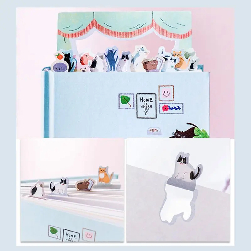 

Kawaii Cat Personal Diary Planner Hardcover Color Pages Diary Book Notebook Weekly Schedule Stationery