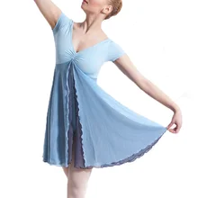 Небесно-голубое балетное платье женское Боди черное гимнастическое трико для танцев балетные трико для женщин танцевальная тренировочная одежда