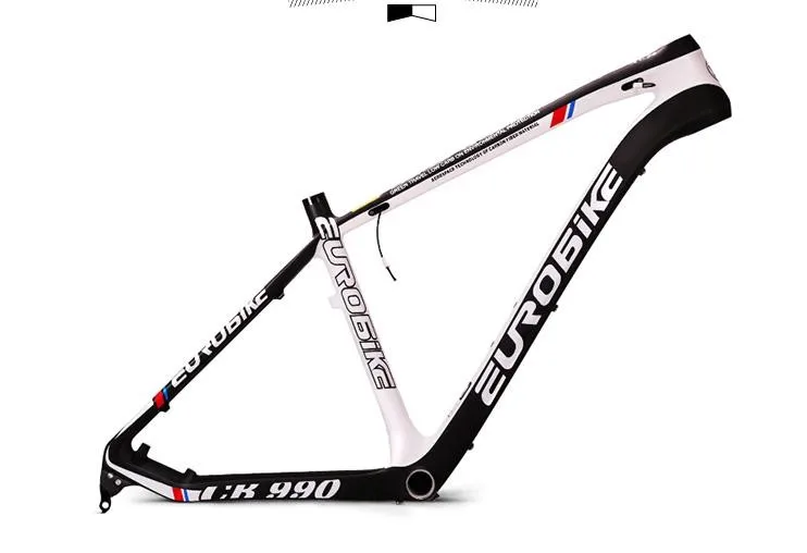 Best Kalosse  26*17 inch   Air fork Hydraulic brakes 24/27/30 speed carbon fiber  mountain bicycle 27.5er carbon  bike 1