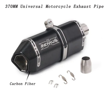 

370MM Universal Motorcycle Exhaust Modify Motocross Exhaust Muffler For crf 230 trk502 CB600 MT07 ATV Dirt Pit Bike