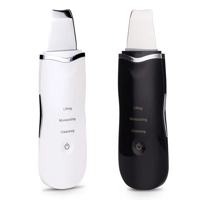 Ultrasonic Rechargeable Face Skin Scrubber Facial Cleaner Peeling Vibration Blackhead Removal Exfoliating Pore Cleaner Tools Ultrasonic Rechargeable Face Skin Scrubber Facial Cleaner Peeling Vibration Blackhead Removal Exfoliating Pore Cleaner Tools