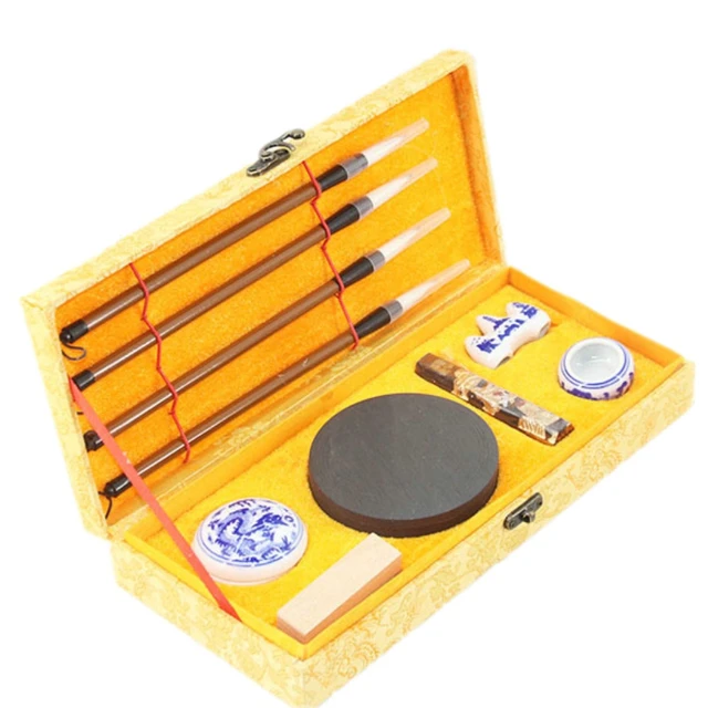 Chinese Traditional Calligraphy Set Scholar's Four Jewels Regular