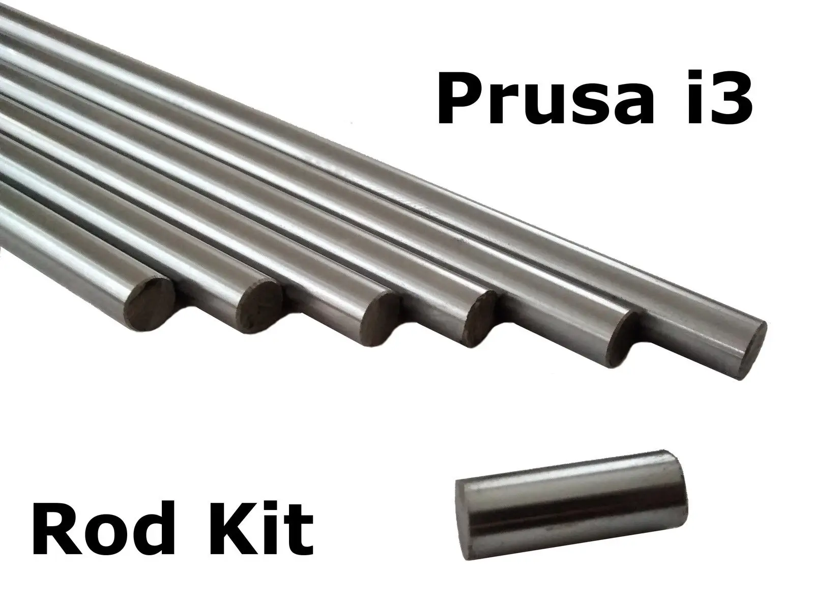 Prusa i3 3D-принтеры гладкая наборы для удочки-8 мм хром Сталь Гладкий стержень L 20 320 350