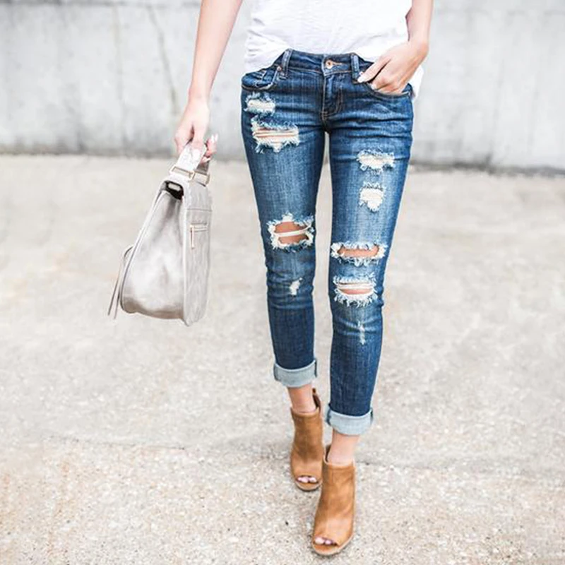 Купить Рваные Джинсы Женские На Ленинский Проспект