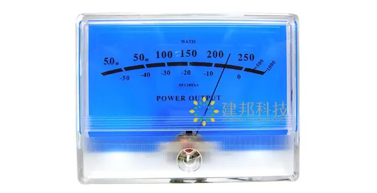 

1pc Panel VU meter Preamplifiers Audio DB Level Header Power Indicator Lake Blue
