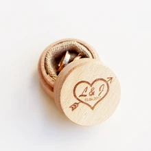 Персонализированные свадебные кольца, пользовательские кольца шкатулка, деревенские свадебные кольца коробка держатель, кольцо коробка для помолвки свадьбы