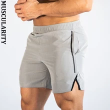 Летние мужские пляжные шорты фитнес модные повседневные тренажерные залы тренировка для бегунов Бодибилдинг дышащие быстросохнущие пляжные шорты