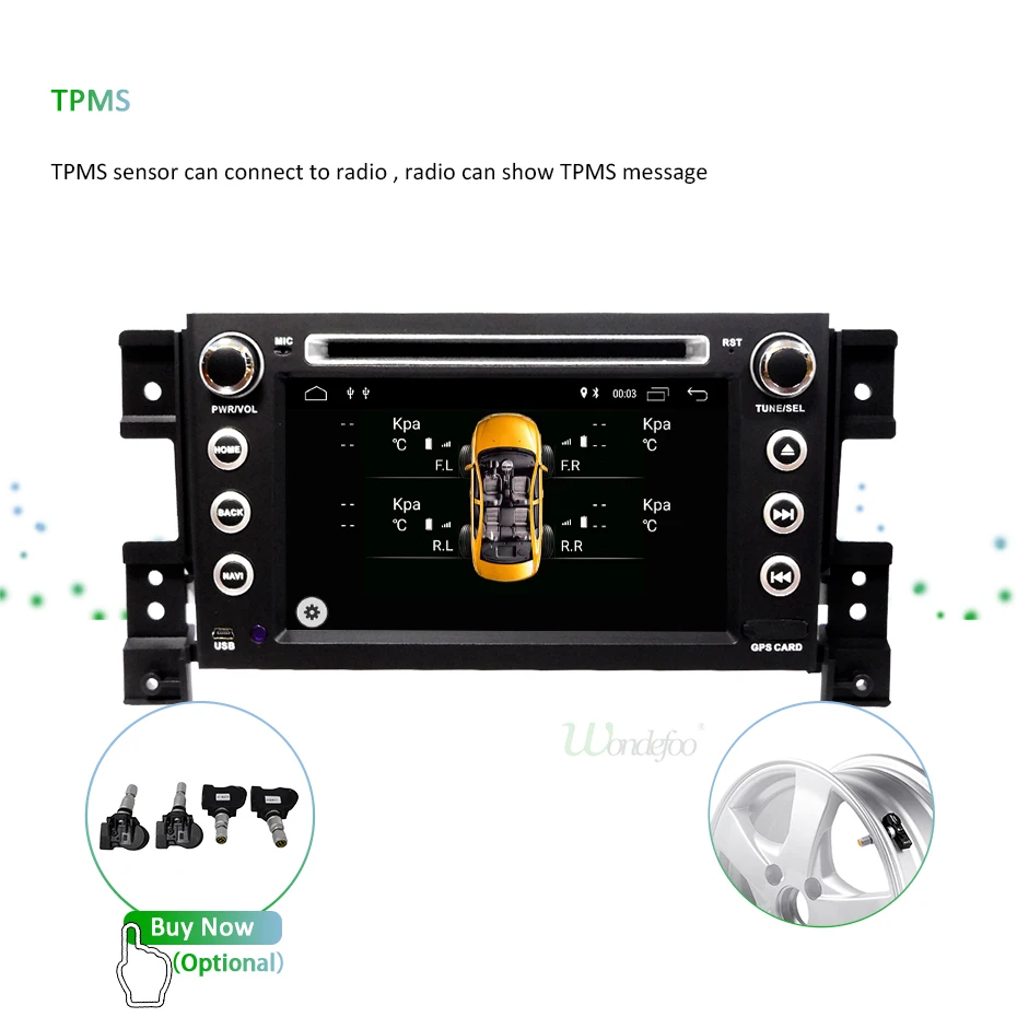 Discount DSP IPS Android 9.0 4G 64G 2 DIN Car DVD PLAYER For SUZUKI GRAND VITARA 2007-2013 GPS RADIO NAVIGATION STEREO Multimedia SCREEN 25