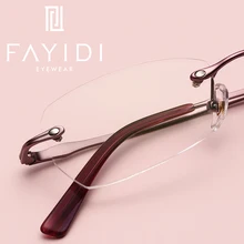 Для женщин металлический каркас очки прозрачные линзы Винтаж Ретро рецепт оптические оправы оправа для очков элегантный стиль# F126