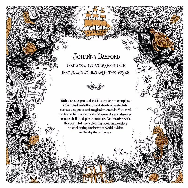 24 Pages With 12Pen Mandalas Flower Coloring Book For Children