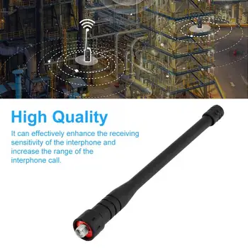 

2Pcs SMA Female Interphone High Gain Telescopic Antenna Intercom Rod Antenna to Enhance Signal