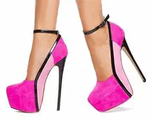 Mary Janes Pink High Heel Pumps Round Toe Suede Leathre Pink Stiletto Heels Sexy Platform Pumps Ankle Strap 16CM Ladies Shoes цена Mary Janes Pink High Heel Pumps Round Toe Suede Leathre Pink Stiletto Heels Sexy Platform Pumps Ankle Strap 16CM Ladies Shoes цены онлайн