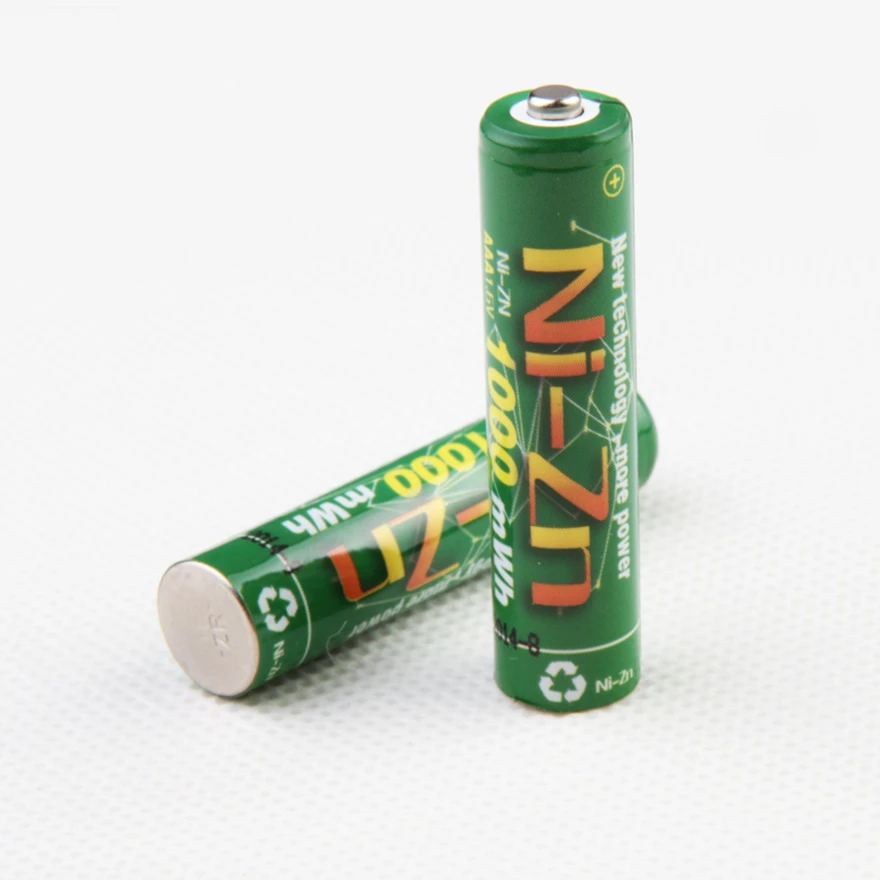 2pcs Nickelzinc 1000mwh 1.6v Aaa Battery Rechargeable Battery