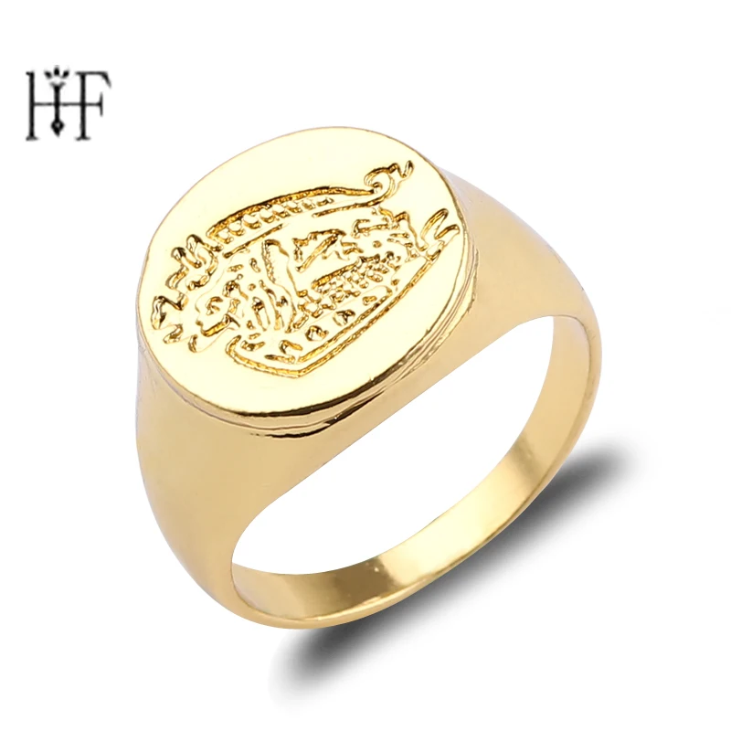 

kingsman ring The Secret Service Custom Signet Rings For Men Women Jewelry Gold Color Zinc Alloy Men Rings