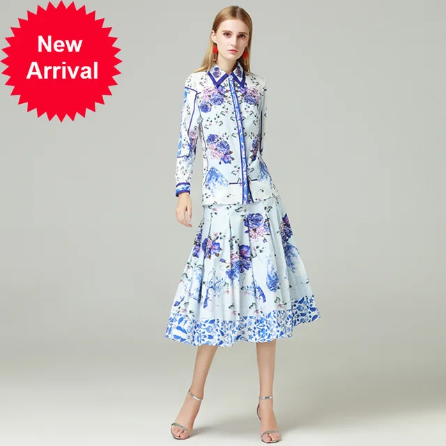 Best Price Runway Designer Suit-dress Fashion New Pattern Skirt Womens Winter Suit Two 2 Piece Set Women Conjunto Feminino Two-piece Suits Best Price Runway Designer Suit-dress Fashion New Pattern Skirt Womens Winter Suit Two 2 Piece Set Women Conjunto Feminino Two-piece Suits