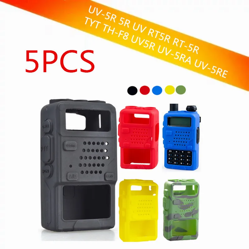 5 шт. резиновый чехол для рации Baofeng UV-5R UV 5R UV5R | Мобильные телефоны и аксессуары