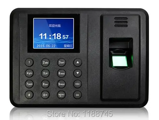 2.4Inch USB Fingerprint Time Recorder Clock Attendance