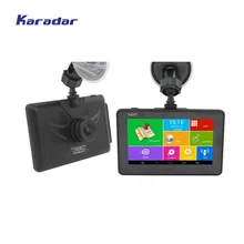 Karadar Android GPS видеорегистратор Автомобильный цифровой видео Регистраторы 1080 P 4.5 дюйма IPS 854*480 Android навигатор Cortex A7 * 4 1.3 ГГц