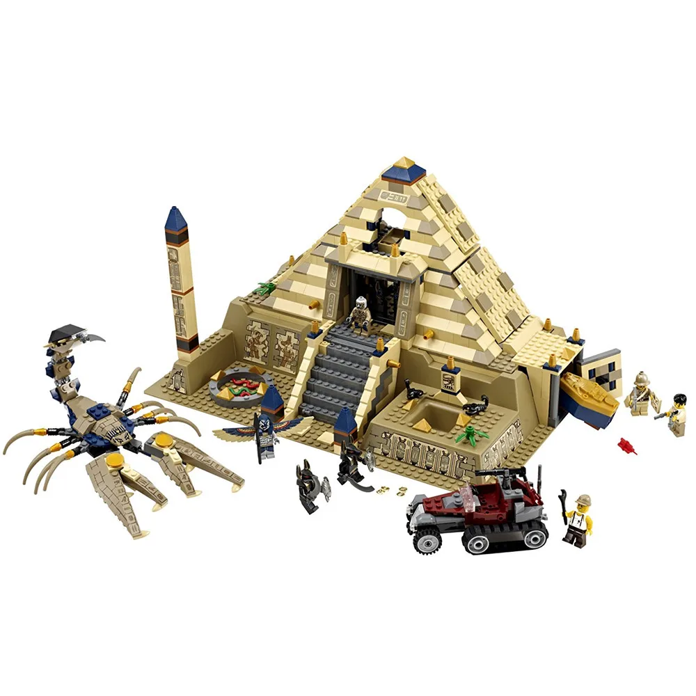 Scorpion King Pyramid 31001 Egyptian Pharaoh Building Blocks Toys For Children Compatible Legoing Creator Legoings City цена Scorpion King Pyramid 31001 Egyptian Pharaoh Building Blocks Toys For Children Compatible Legoing Creator Legoings City цены онлайн