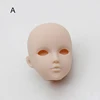4pcs/lot Soft DIY Plastic Makeup Doll Heads for 1/6 BJD High Quality as for 29cm Doll's Practicing for Makeup Head with Eye ► Photo 3/6