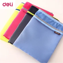 Deli A4 Size Soft Durable Double Layers Zipper File Folders Book Paper File Document Folder Rectangle Office Filing Product Deli A4 Size Soft Durable Double Layers Zipper File Folders Book Paper File Document Folder Rectangle Office Filing Product