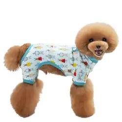 2018 новый милый одежда для собак и щенков Racksuits хлопковые домашние для отдыха мягкие Pet Комбинезоны для котов костюм