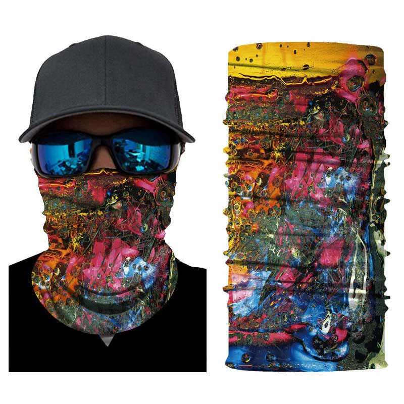 

Summer Balaclava Militar Face Shield Camo Face Mask Foulard Moto Mens Scarf Neck Gaiter Half Face Mask Head Bandana Anti Dust