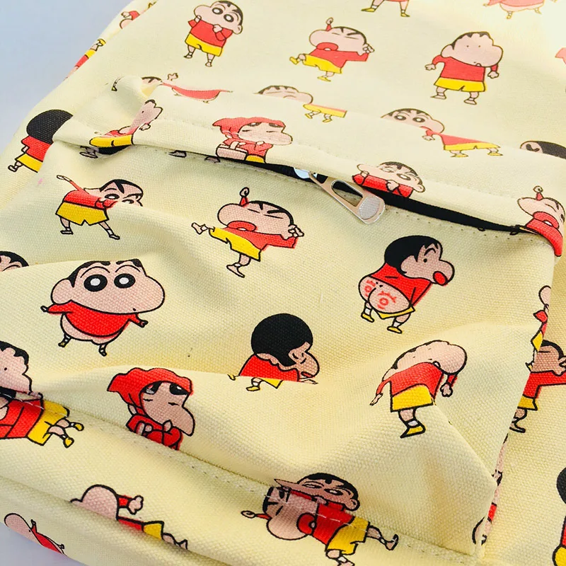 IVYYE Crayon Shin-chan, парусиновые рюкзаки, рюкзаки, мультяшный Школьный рюкзак, повседневные студенческие сумки, дорожный ранец, унисекс, Новинка