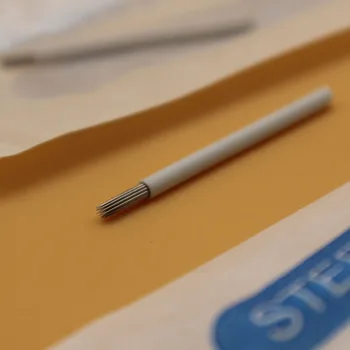 

100 pc 21R Round Needles Eyebrow Microblading Shading Permanent Makeup Needle For 3D Fog Eyebrow Embroidery Manual Pen