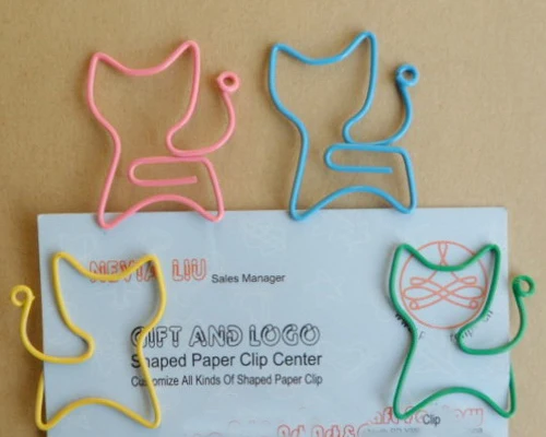 

100pcs/lot Animal Memo Clip Shape Paper Clips Creative Interesting Bookmark Clip Shaped Paper Clips for Office School Home