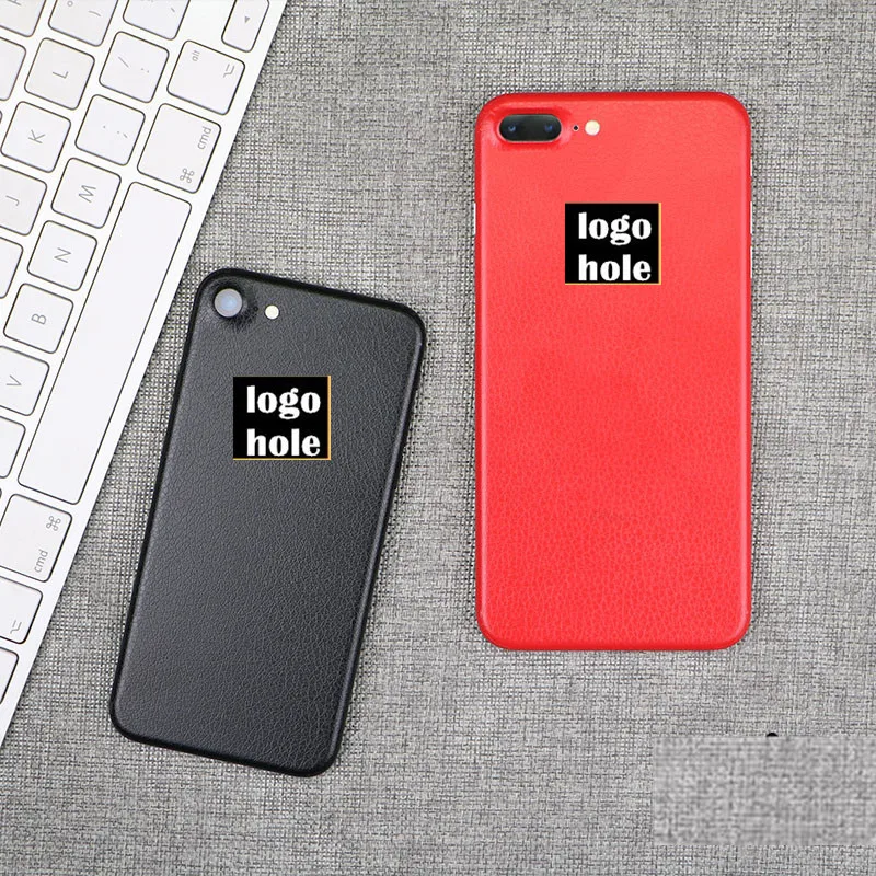 For iphone7 plus back film Leather Grain film for iphone 6 6s 7 8 X