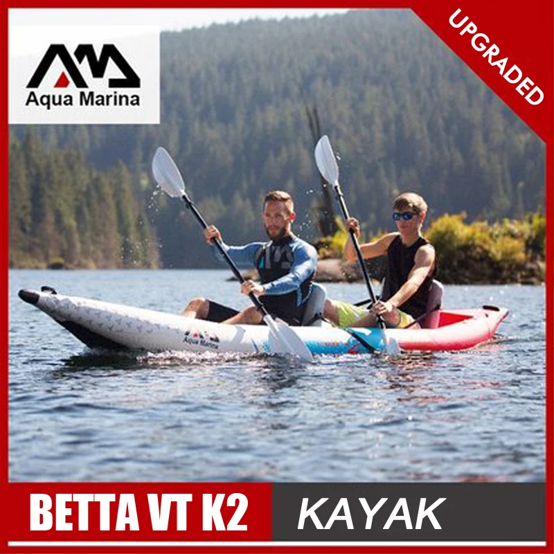 

Aqua Marina BETTA VT K2 inflatable boat sport kayak canoe pvc dinghy raft pump seat drop-stitch floor laminated professional