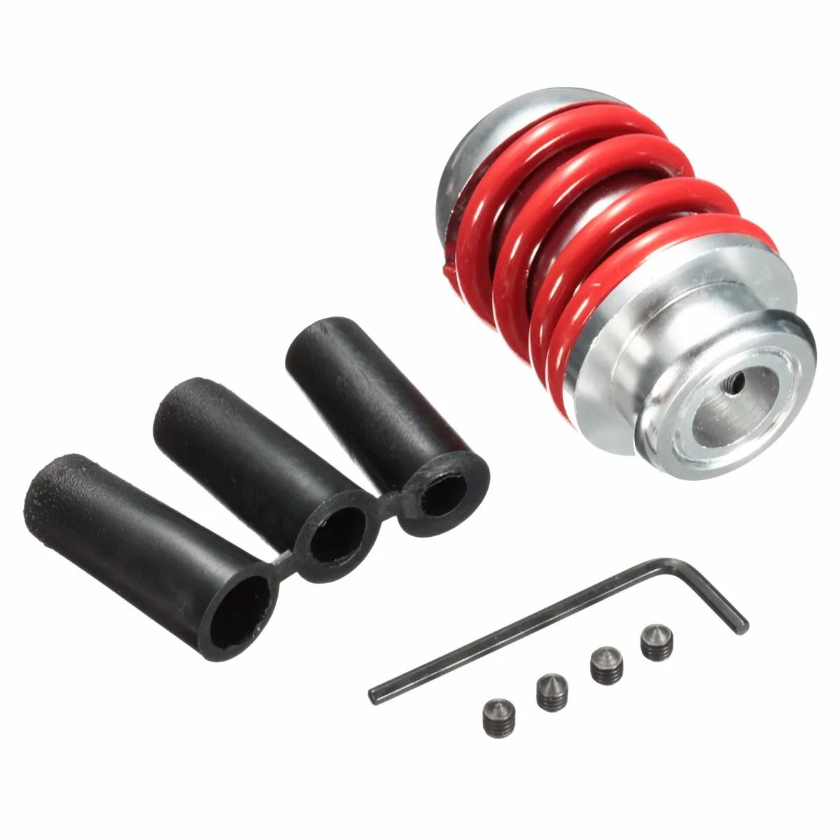 

Spring 5 Speed Universal Aluminum Manual Car Gear Shifter Stick Shift Knob Lever