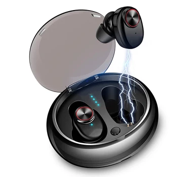 

Bluetooth 5.0 Headset Wireless Earbud TWS Mini True Stereo Sports Bluetooth Earphones with Charging Case Dropshipping