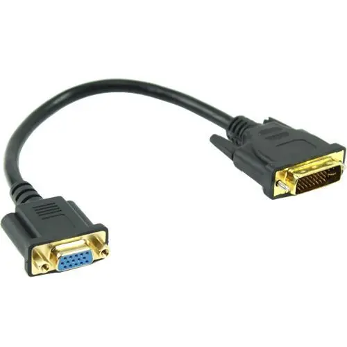 1ft/0.3 м DVI 24 + 5 мужчин и женщин VGA M/F Кабель-адаптер Video Мониторы конвертер |