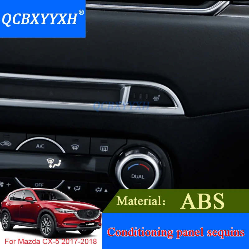 Автомобильный Стайлинг ABS условная панель декоративные блестки для Mazda CX-5 внутренние украшения наклейки авто Интерьер рамка
