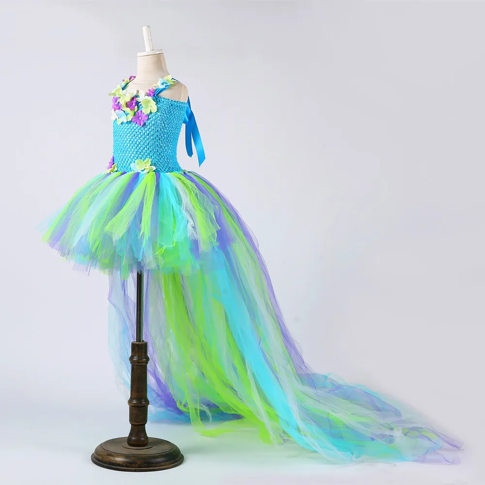 Flower Princess Tinkerbell Fairy Dress Vintage Ball Gown for Teenager Girls Birthday Wedding Evening Birthday Tutu Dress Clothes (4)