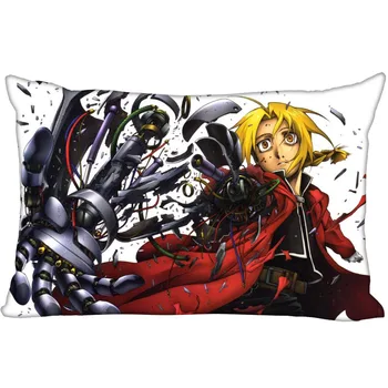 

Pillowcase Cover Fullmetal Alchemist Rectangle Zipper Pillow Cover Print Your Pictures 45X35cm40x60cm45X75cm50X75cm(Two sides)