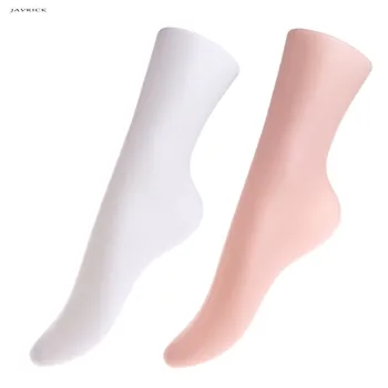 

Female Plastic Foot Sock Display Mold Short Stocking Shoes Mannequin Holder New