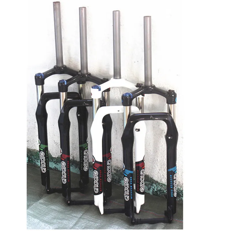 

New CHOOSE Fat Bike Fork 26 Bicycle Fork Beach Bicycle Suspension Fork For Bike 4.0 Tires 5 Colors