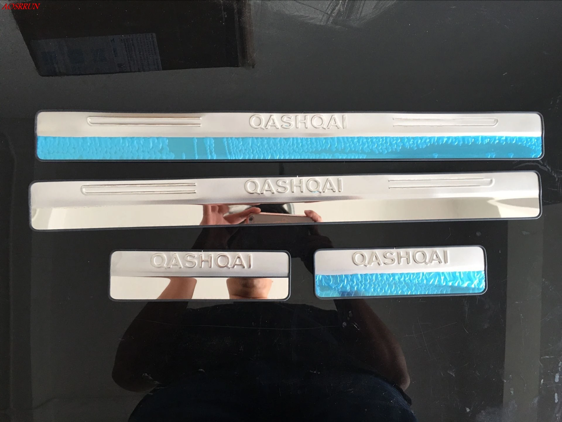 Накладка на порог из нержавеющей стали для Nissan Qashqai J10 J11 2007 2009 2011 2012 2014 2016 2015 2017