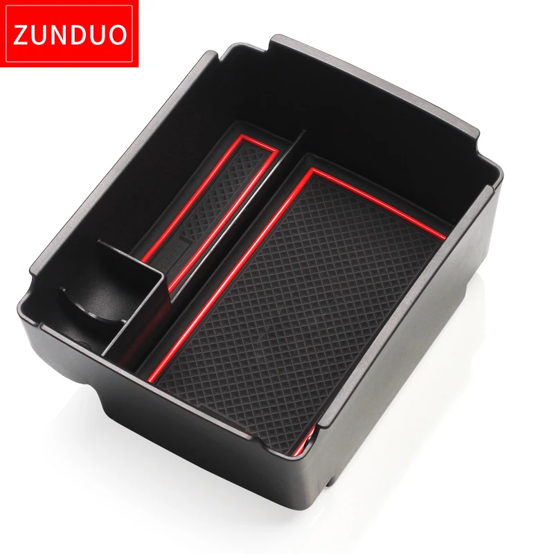 Подлокотник ZUNDUO для Volkswagen Golf 7 MK7 VII GTI R красный|car storage box|storage box for carbox car |
