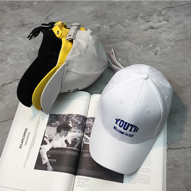 4 цвета летние Фирменная Новинка хлопок шляпа молодежи двойной регулировки Snapback