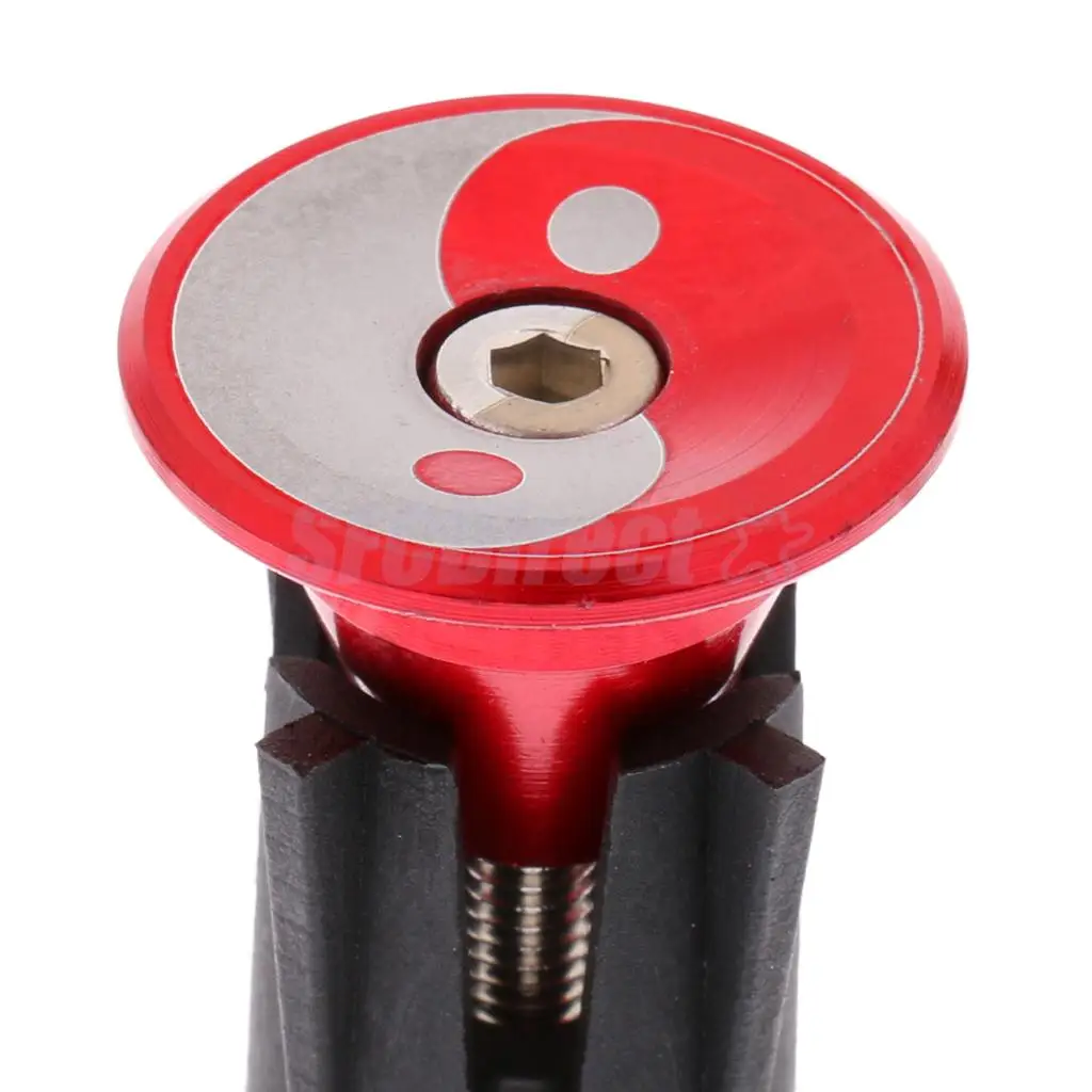 1 Pair Aluminum Alloy Bike Handlebar End Plugs Mountain Road Bicycle Cycling Handle Bar Grips Caps Stoppers 