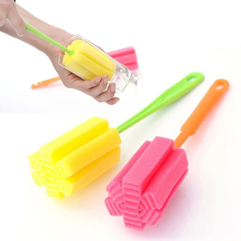 Buy Sponge Brush Bottle Baby Feeding Bottle 360 Degree