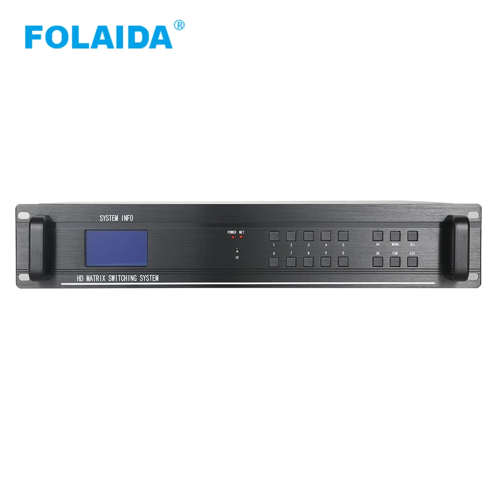 

FOLAIDA Professional Low Price 4x12 HDMI Matrix Switcher 4Kx2K Support 3D EDID& Blu-ray DVD& Video Wall