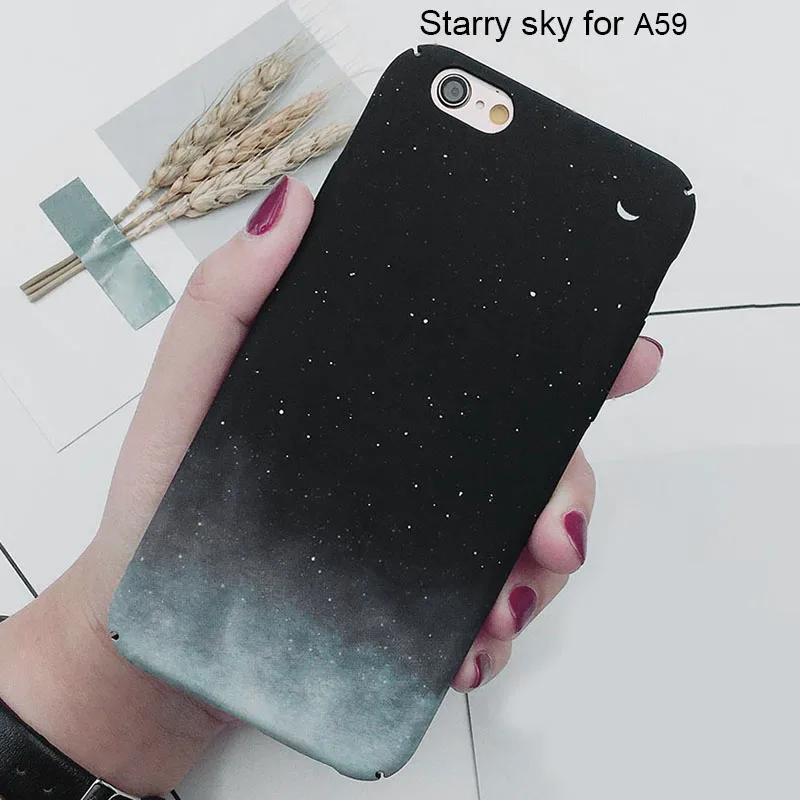 

Mobile Phone Case Cover Starry Sky Sand Painting Compatible OPPO A59 A57 A77 R9 R9S R11 R11S JR Deals