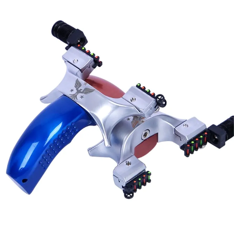 

New powerful alloy bow professional slingshot shooting catapult